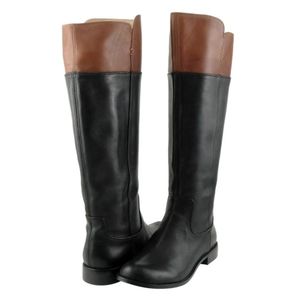 SPLENDID Olympia Knee High Two Tone Equestrian Riding Boots Sz 10